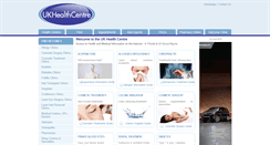 Desktop Screenshot of healthcentre.org.uk